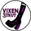 Vixen Strut Boot Logo